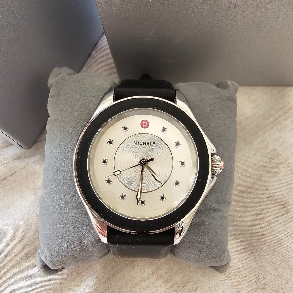 Michele Cape Black Jelly Band Watch